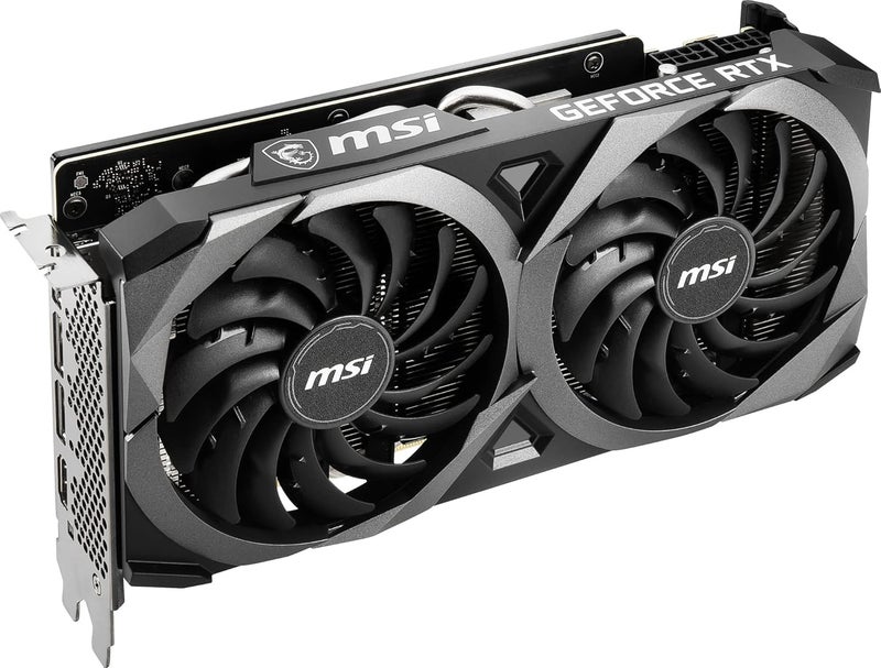 إم اس أي Gaming GeForce RTX 3060 Ti LHR 8GB GDRR6X, Boost Clock: 1695 MHz, 256-Bit, HDMI/DP, Nvlink, Torx Fan 3, Ampere Architecture OC Graphics Card (RTX 3060 TI Ventus 2X 8GD6X OC) - Image 5